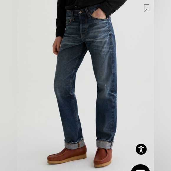 AG ADRIANO GOLDSCHMIED PROTEGE  STRAIGHT JEANS SIZE 34 - Picture 4 of 15